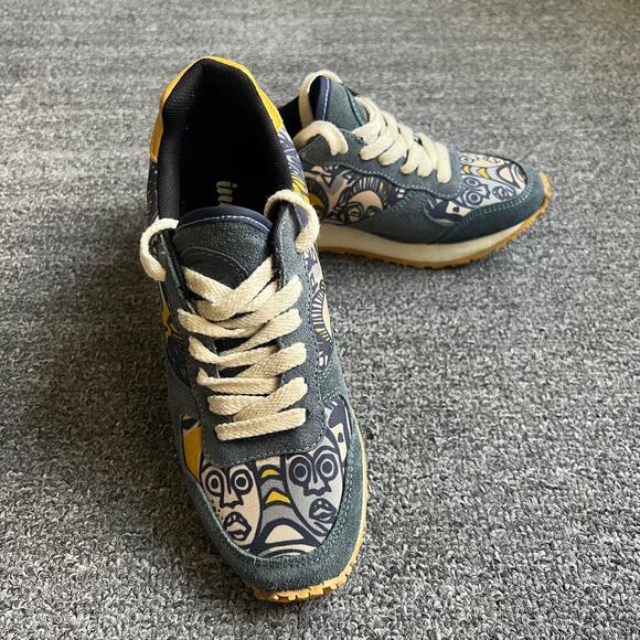 Inkkas Joggers Congo Mustard Sneakers Womens Sz 6 - Picture 2 of 11